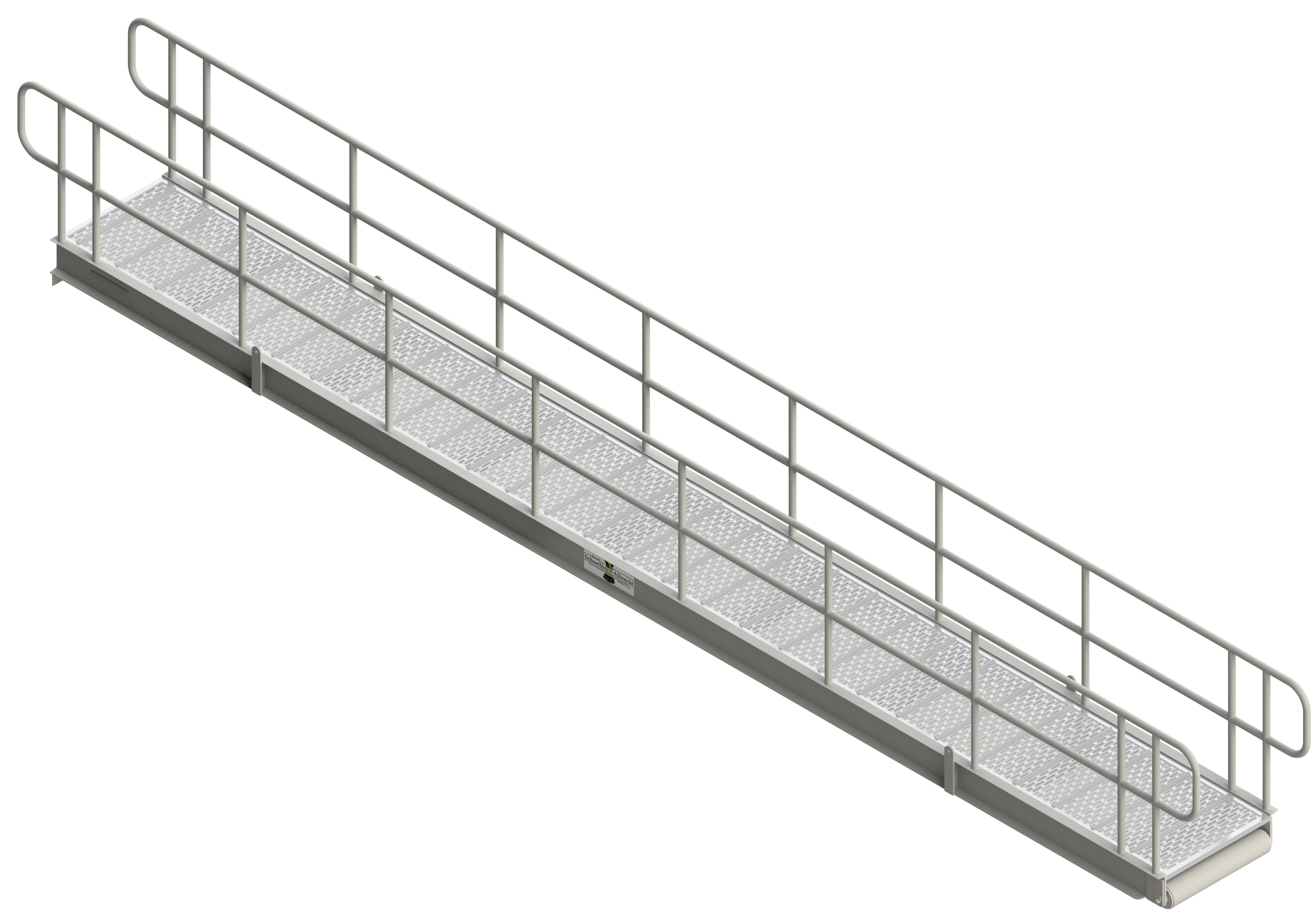 GANGWAY WITH FIXED RAILS