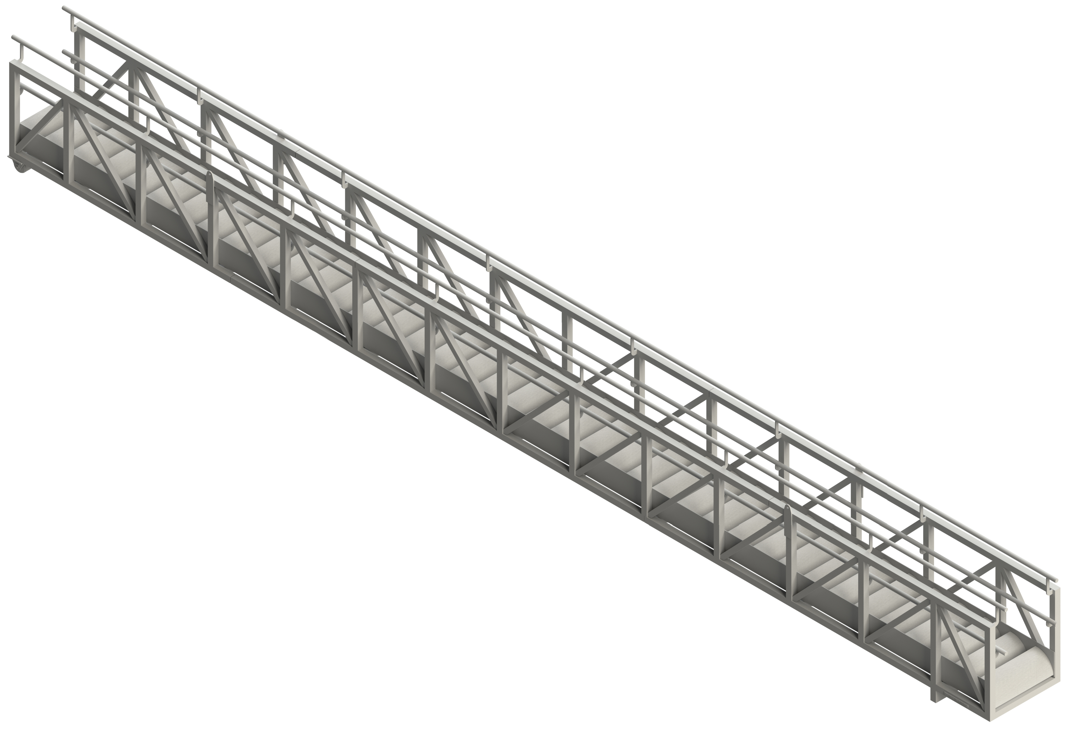 GANGWAY TRUSS WITH FIXED RAILS