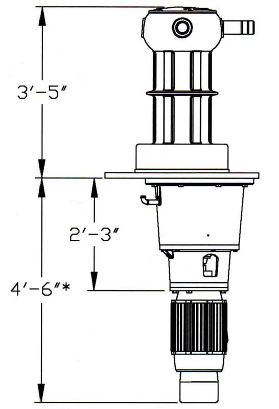 22300 Thru-the-Deck Capstan