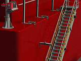 Accommodation Ladder - Self Stowing, Feathering Treads, Upper Rotating Platform, Lower Platform