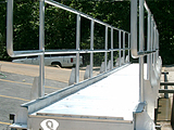 Gangway - Beam Style, Fixed Handrails, Dock Wheels