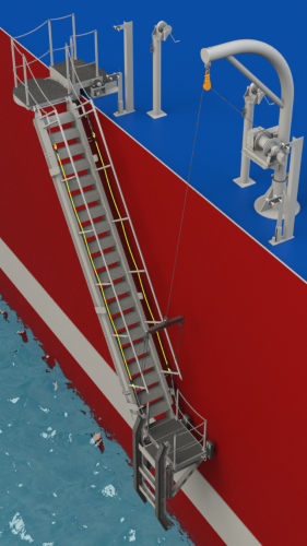 CUSTOM NAVSEA ACCOMMODATION LADDER