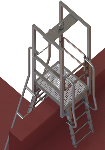 FIXED "A" FRAME LADDER