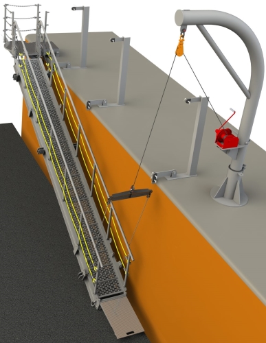  SELF STOWING GANGWAY