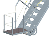 Accommodation Ladder - Lower Platform with Dock Roller