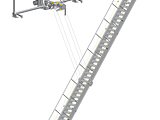 Accommodation Ladder - Automatic Stowage System Fully Deployed