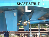 Fire Boat Shaft Strut